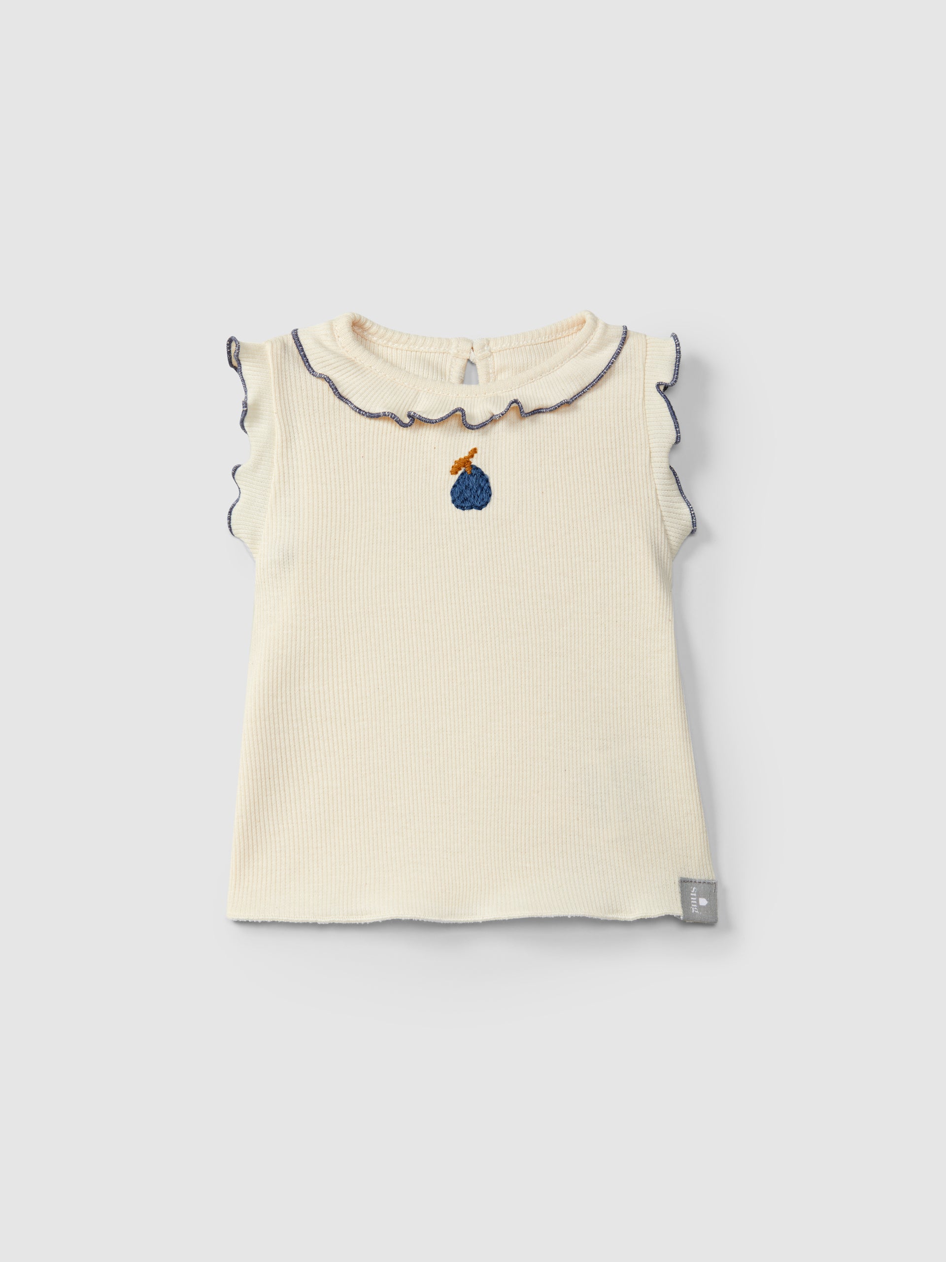 Singlet malha canelada com bordado da Snug