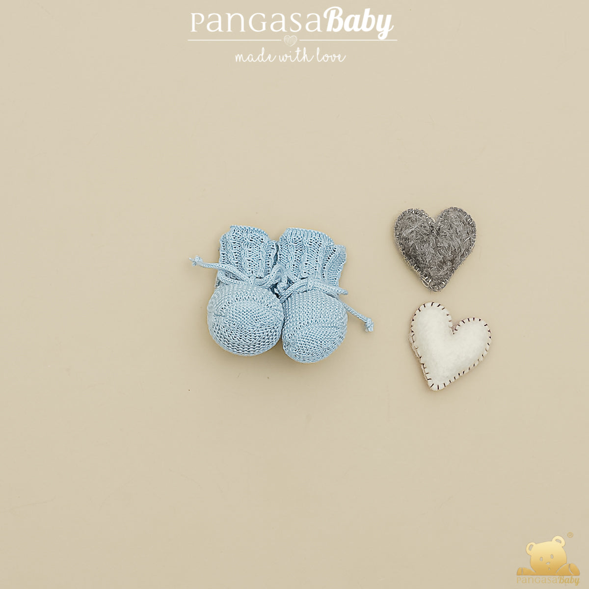 Carapins azuis com laço da Pangasa "Basic"