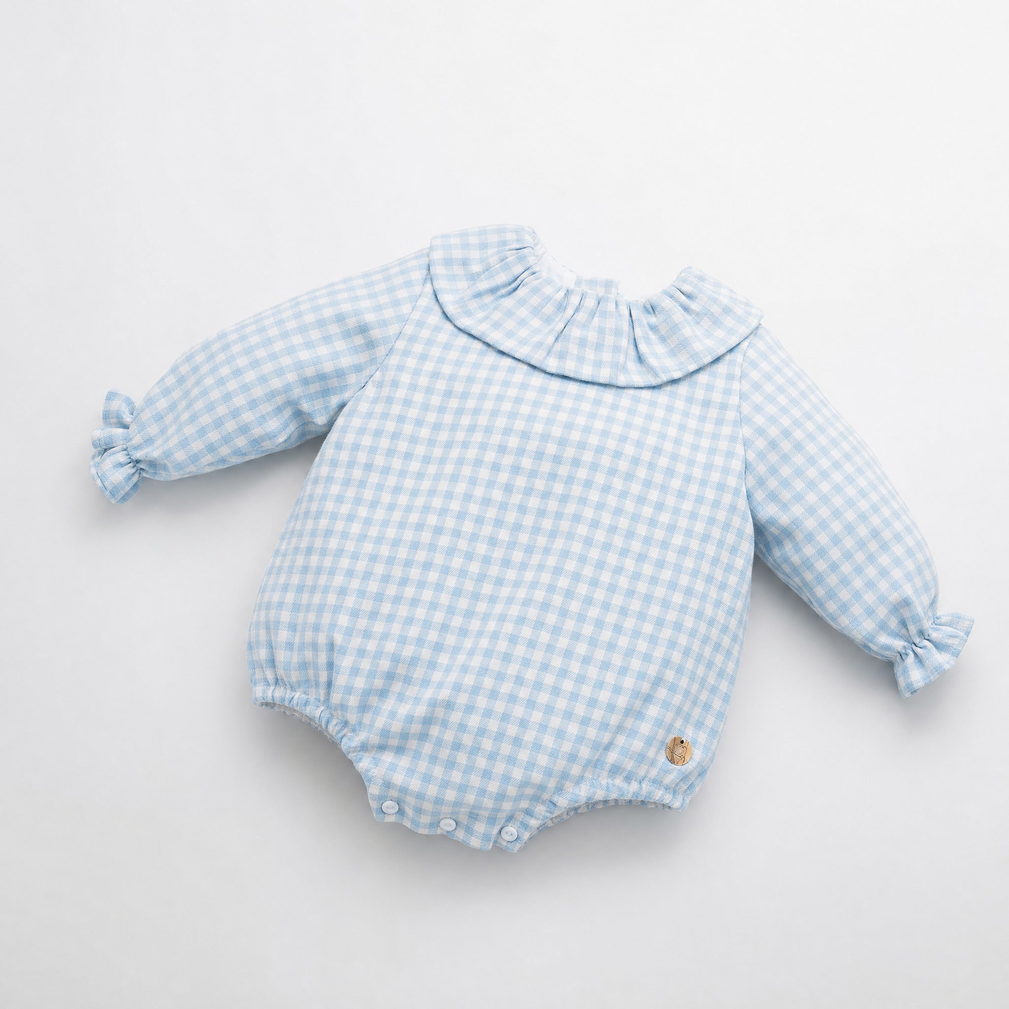 Fofo com estampado vichy azul da Pangasa "Soft"