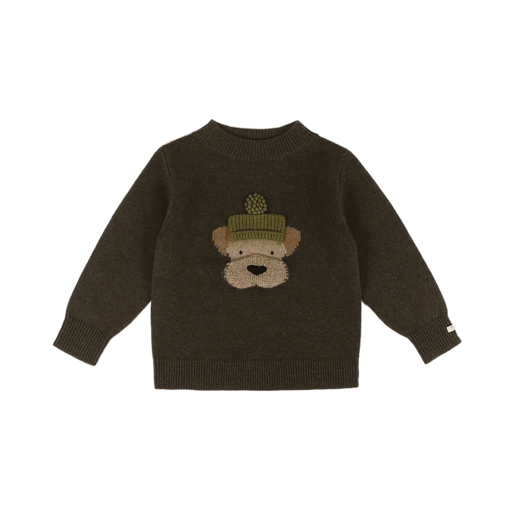 Camisola de lã Denn Merino Terrier da Donsje
