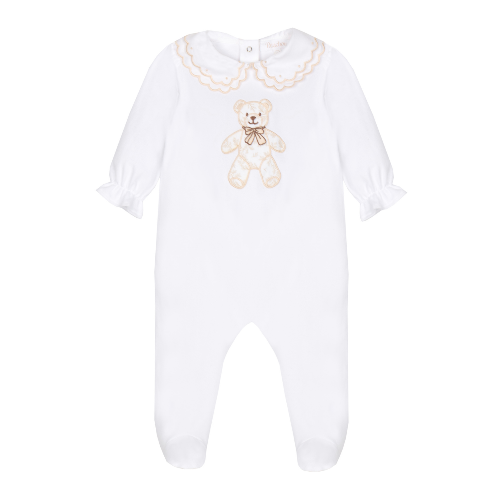 Babygrow em malha para bebé cor perola da Patachou "Nature"