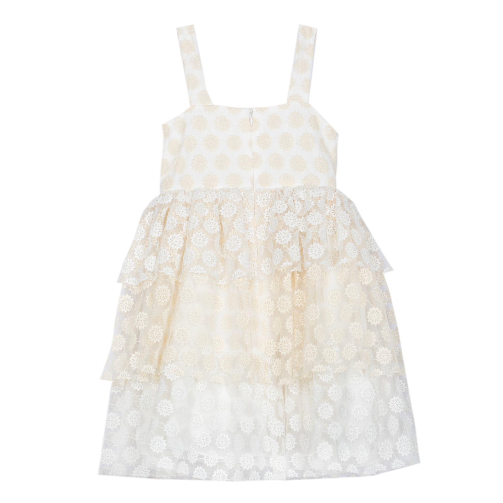 Vestido tons pérola para menina da Patachou "Party White"