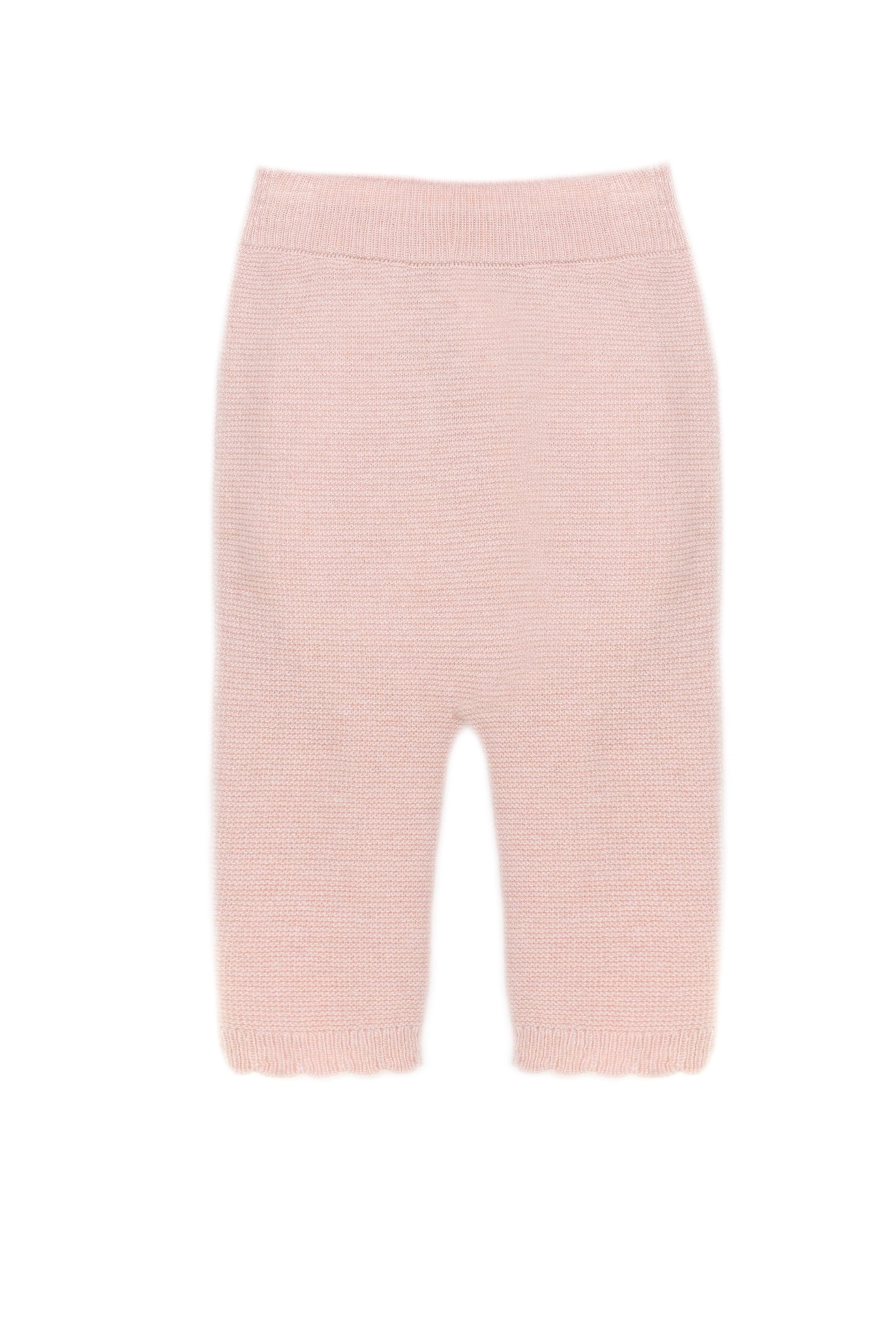 Conjunto casaco e calça rosa de malha da Patachou "Sweet pink"