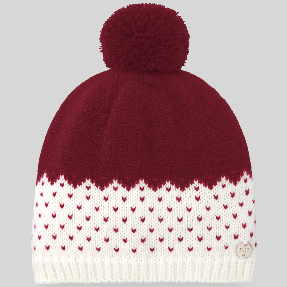 Gorro em vermelho com pompom "Reno"