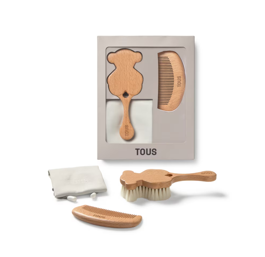 Conjunto de escova e pente cor única da Tous "Beauty"