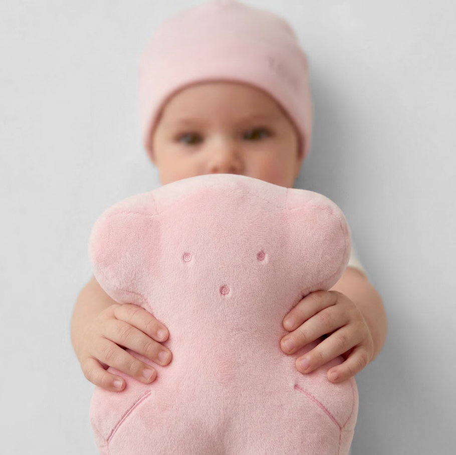 Urso de peluche rosa da Tous
