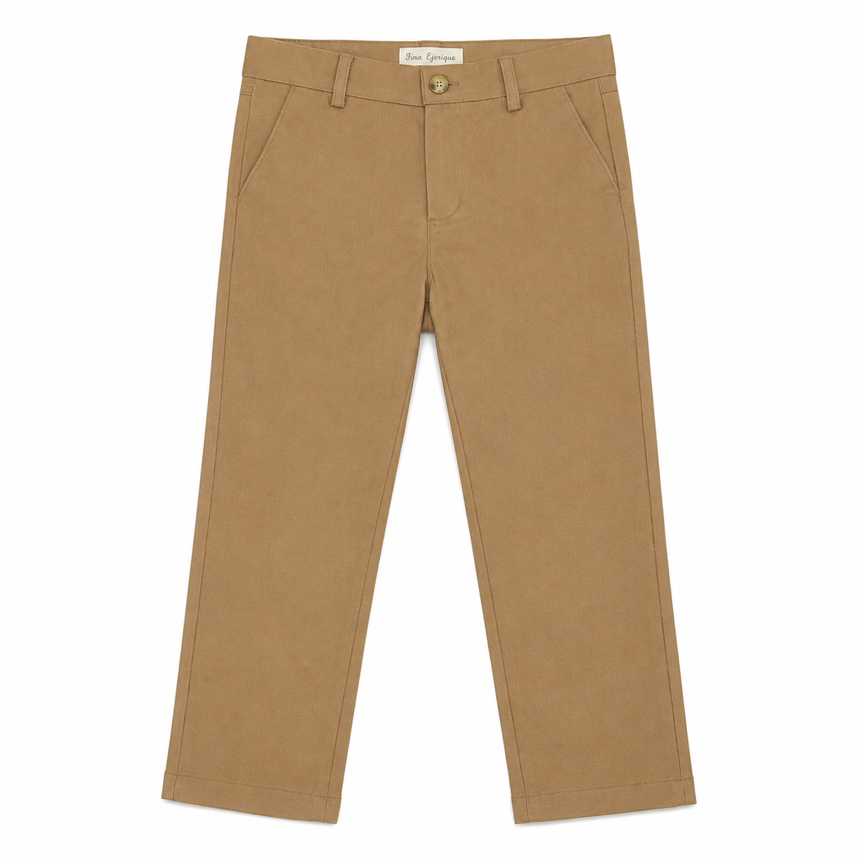 Conjunto Camisa em listras azuis e bege para menino da  Fina Ejerique "Jade oak"
