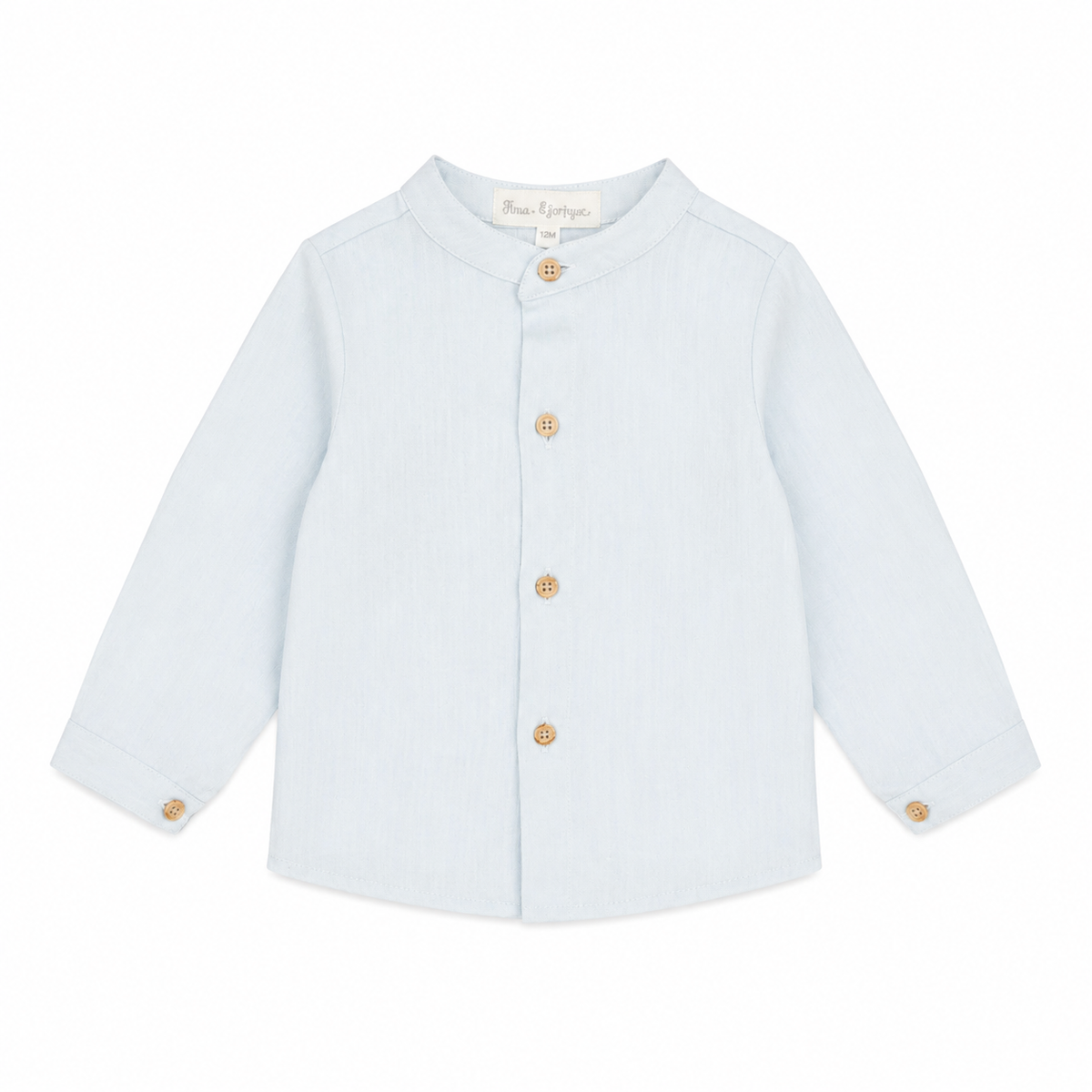 Conjunto camisa azul e calção xadrez da Fina Ejerique