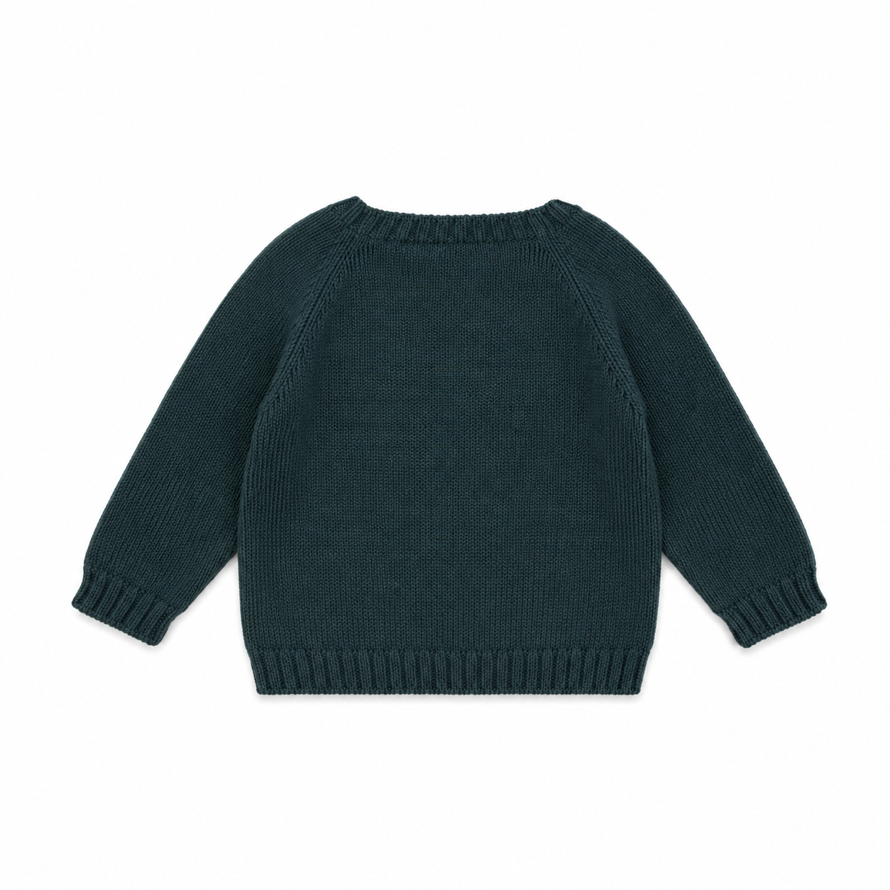Camisola em malha verde com camião bordado da Fina Ejerique