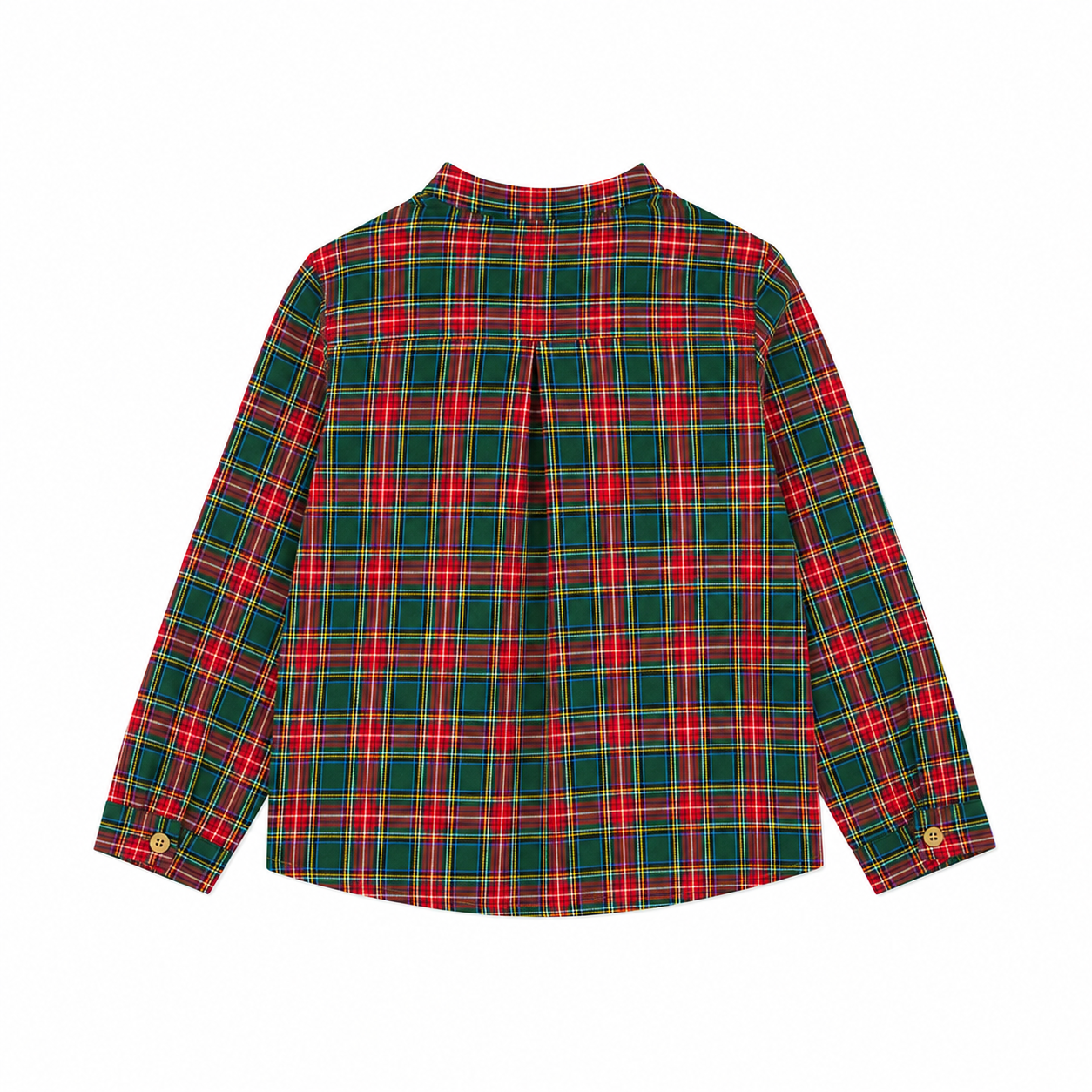 Camisa verde xadrez menino da Fina Ejerique