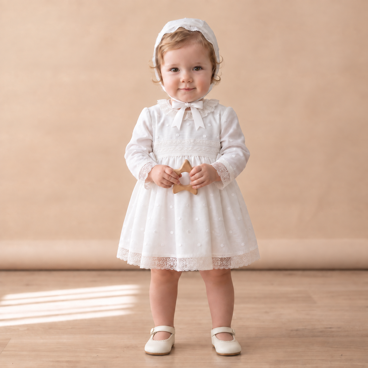 Vestido em organza de cerimónia da Niseret
