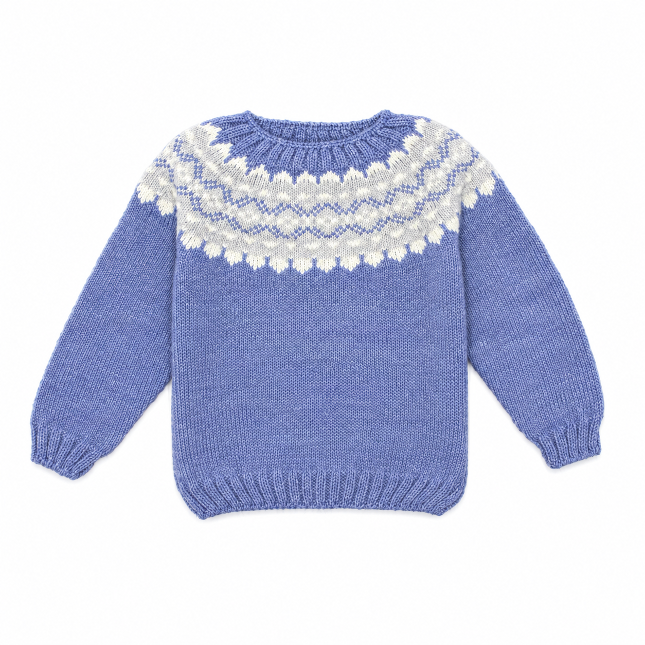 Camisola em malha azul de menino da Fina Ejerique "BLUE"