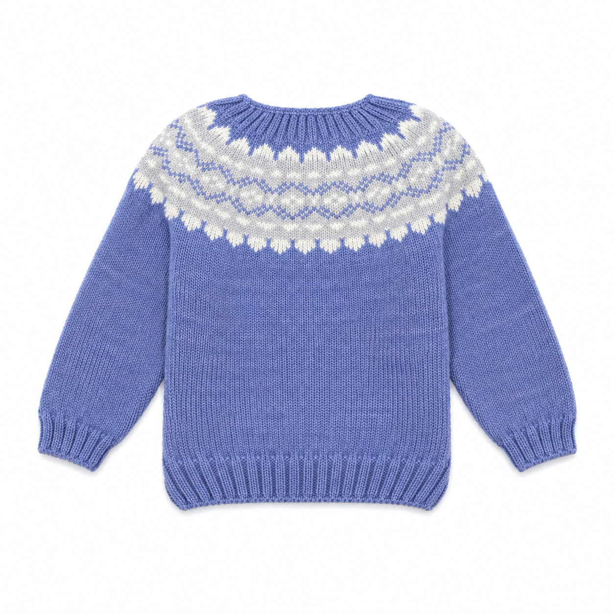 Camisola em malha azul de menino da Fina Ejerique "BLUE"