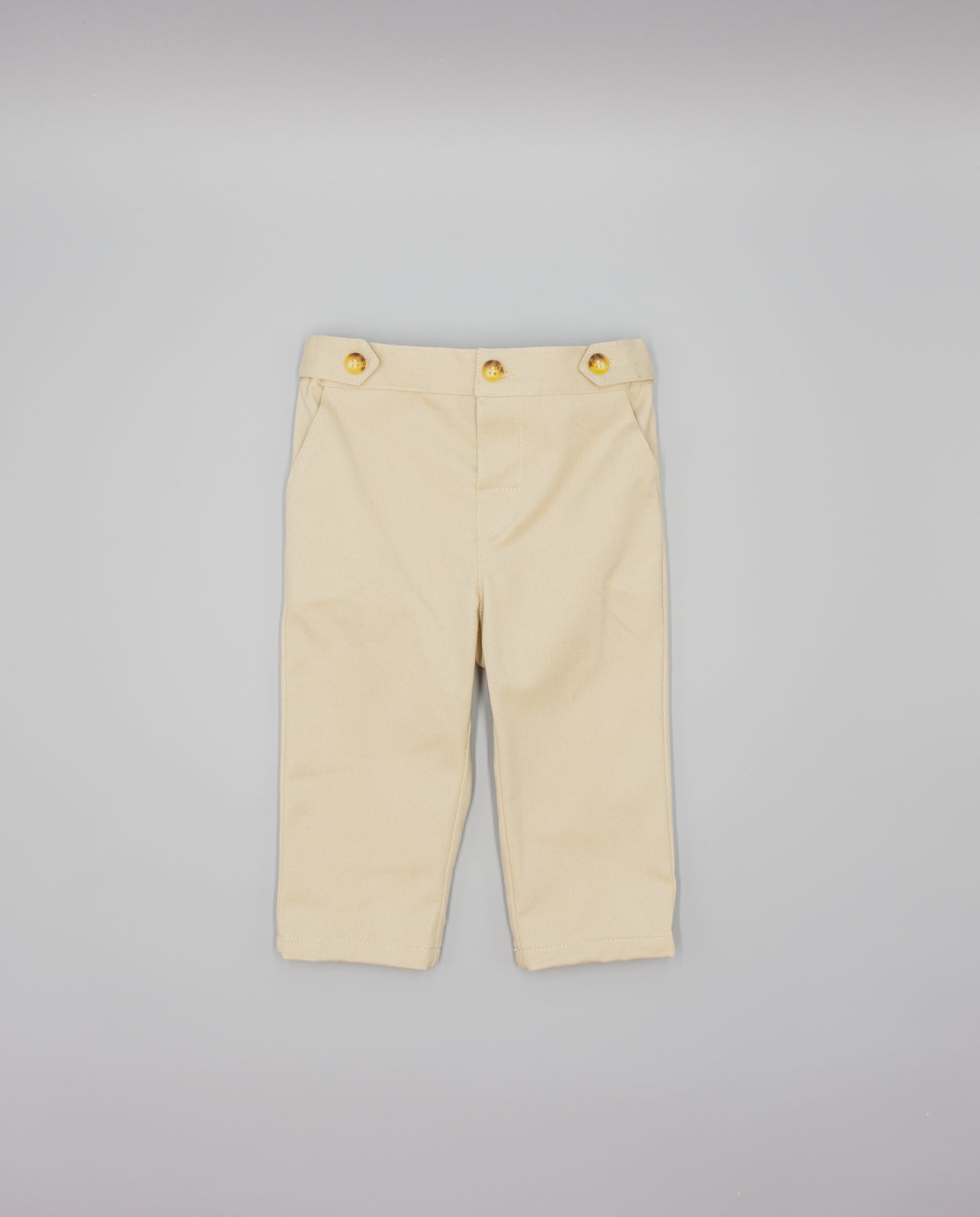 Conjunto camisa xadrez multicolor e calça de sarja bege menino da Fina Ejerique "Burgundy"