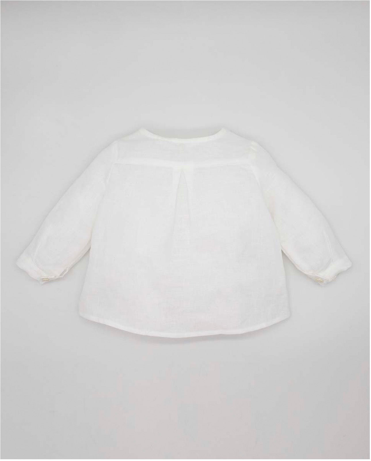 Camisa em linho pérola da Fina Ejerique