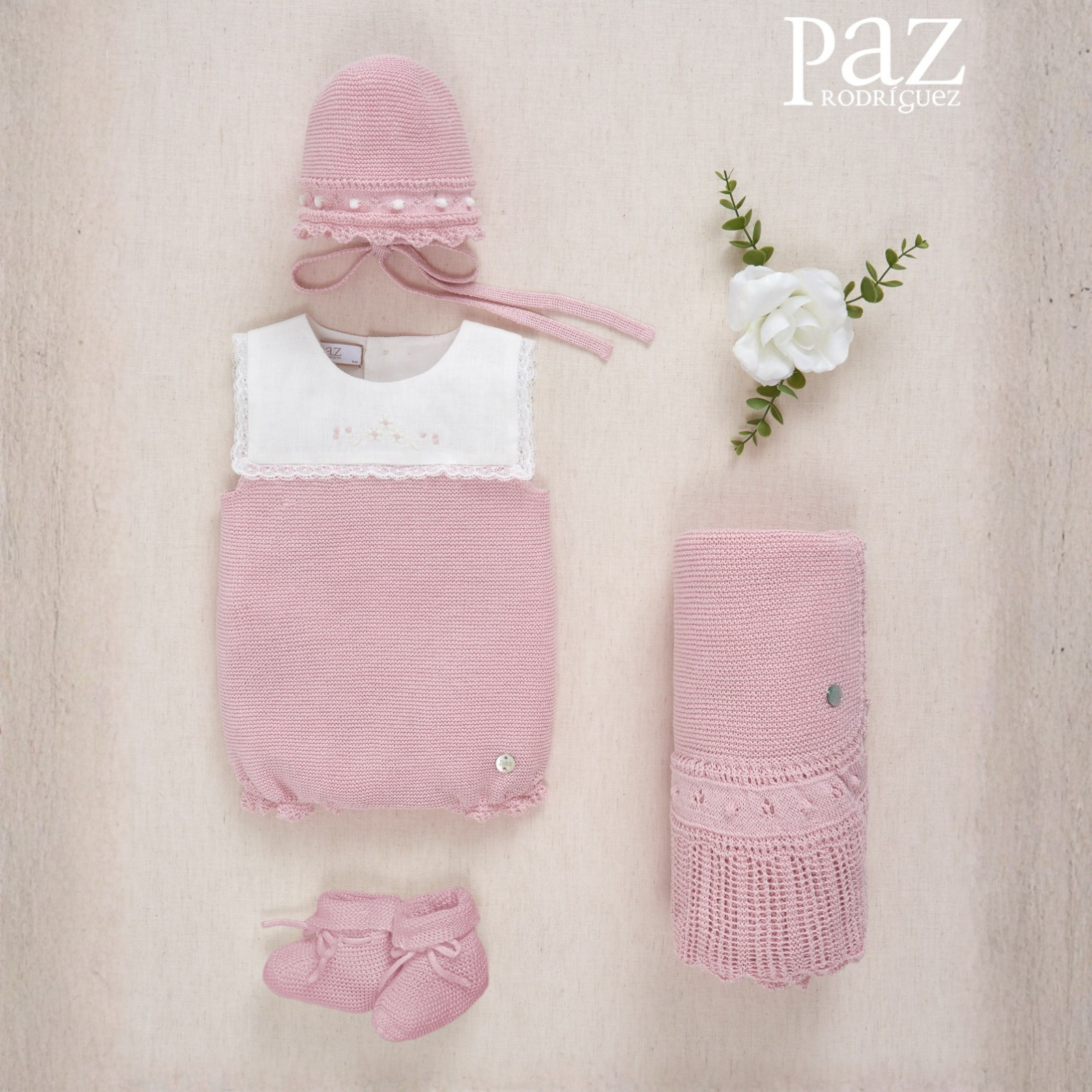 Fofo combinado rosa da Paz Rodriguez "Alegra"