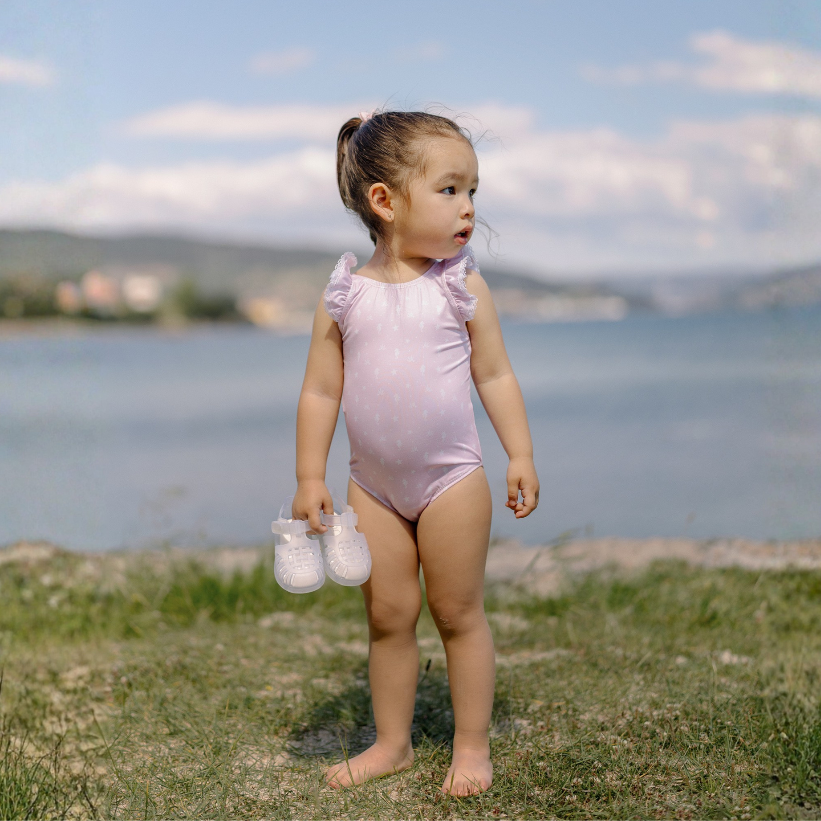 Fato banho rosa da Paz Rodriguez "Baño"