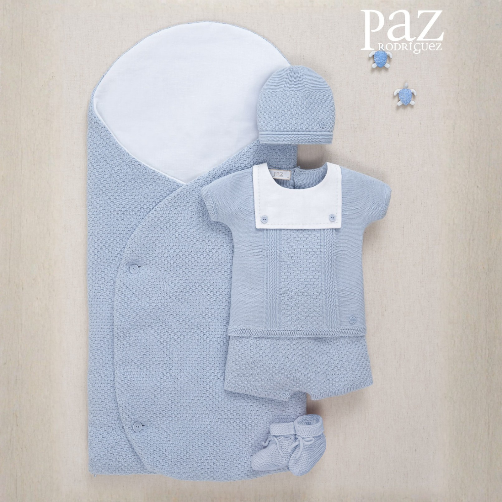 Saco de dormir azul da Paz Rodriguez "Espuma"