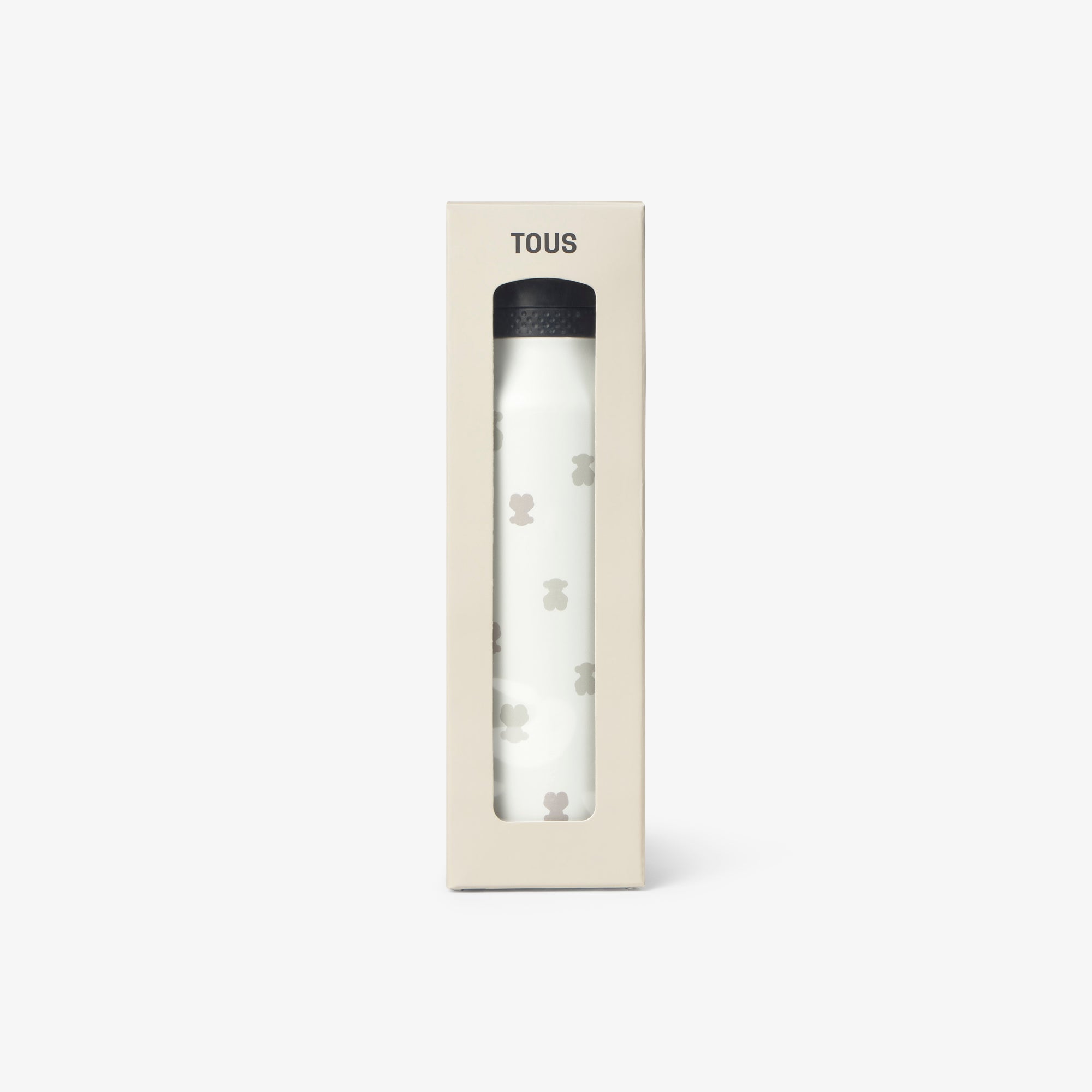 Garrafa térmica bege 600ML da Tous "Tfluffy"
