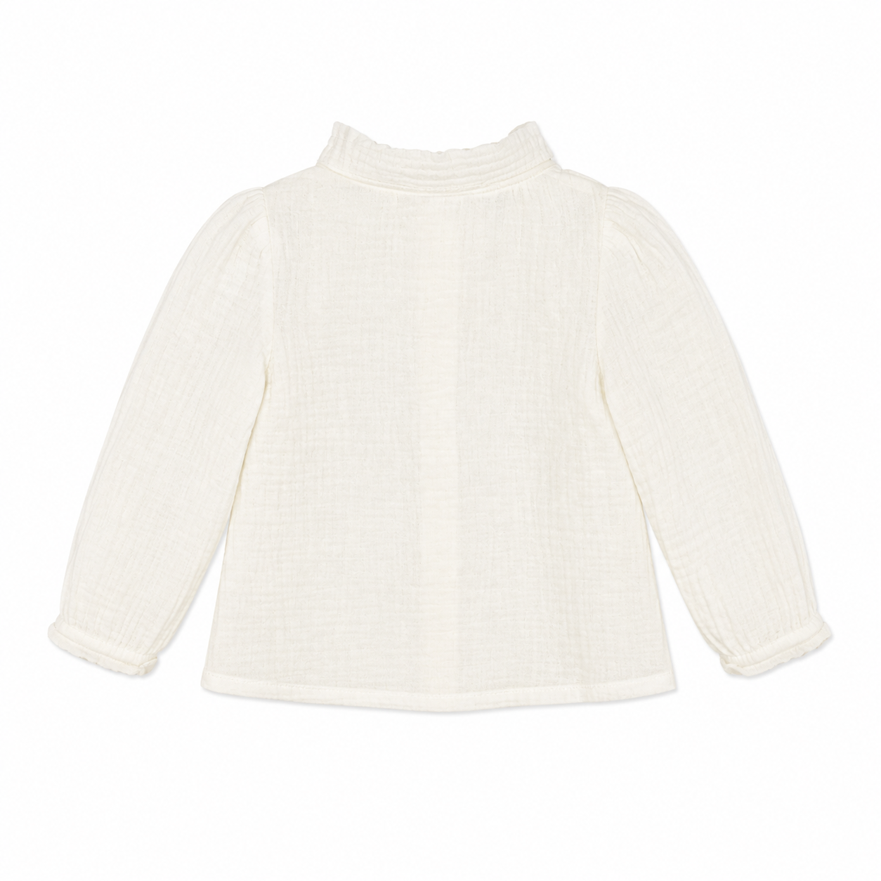 Camisa branca com laço para menina da Fina Ejerique