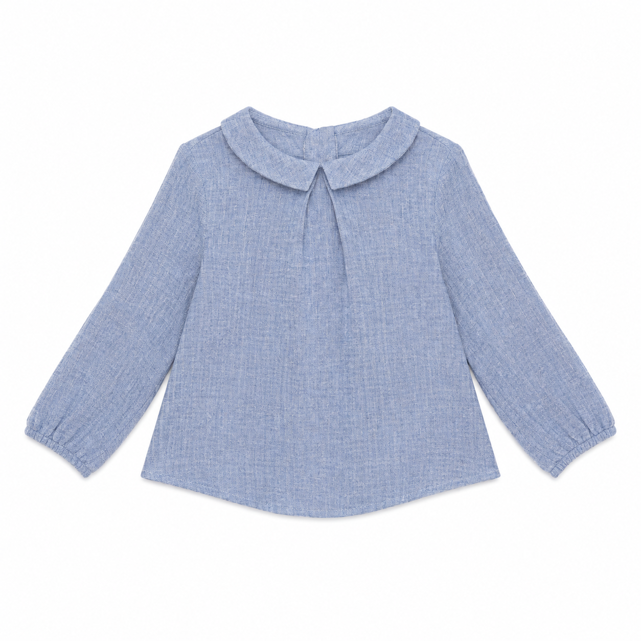 Conjunto camisa azul  e calção com alças da Fina Ejerique "Blue"