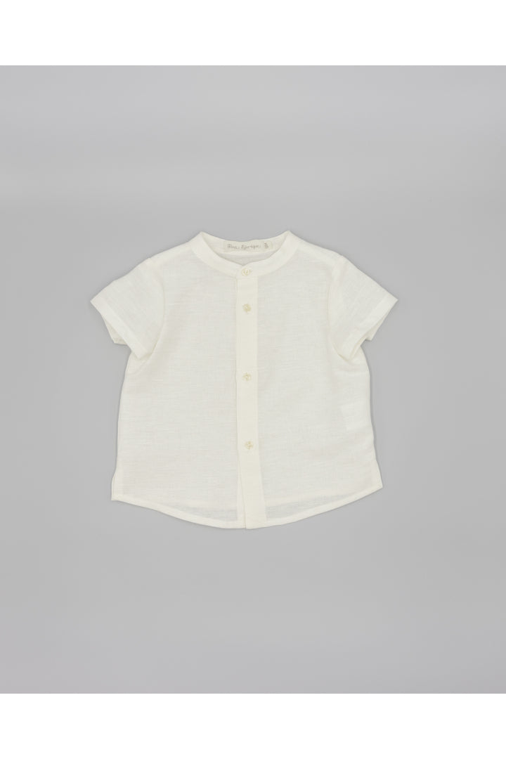 Camisa em linho pérola da Fina Ejerique