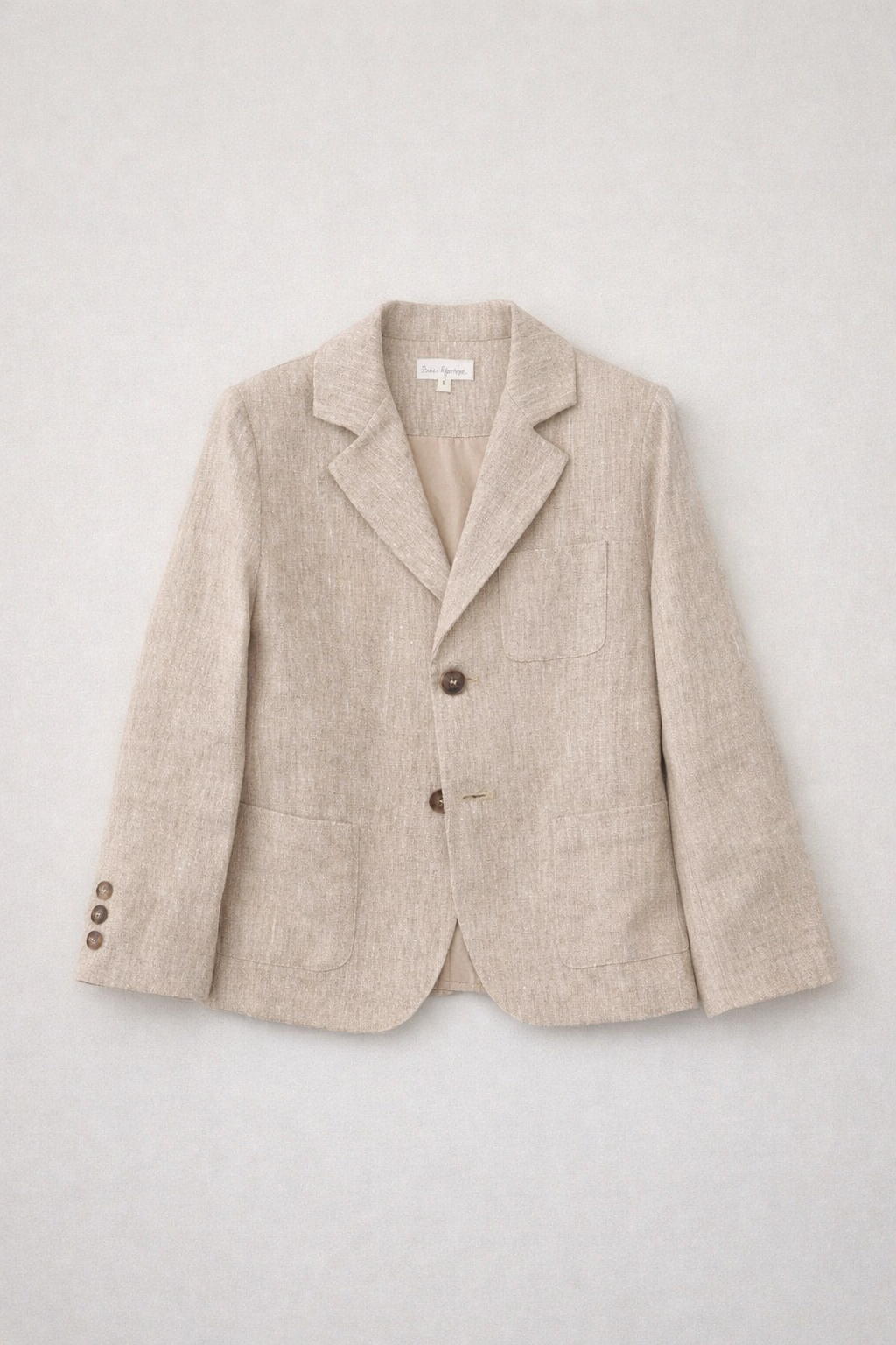 Blazer linho para menino da Fina Ejerique