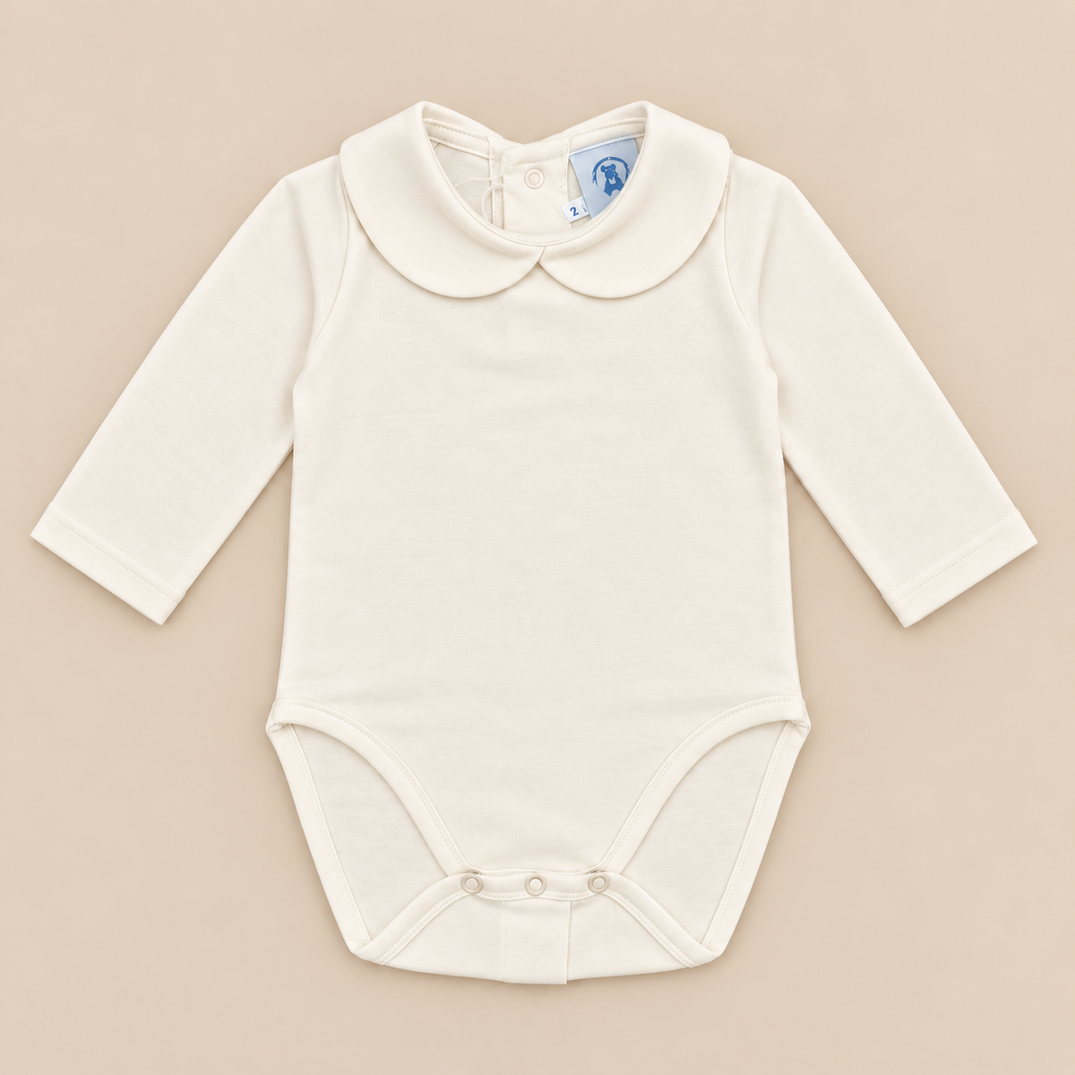 Body perola com gola pique da The Baby Concept