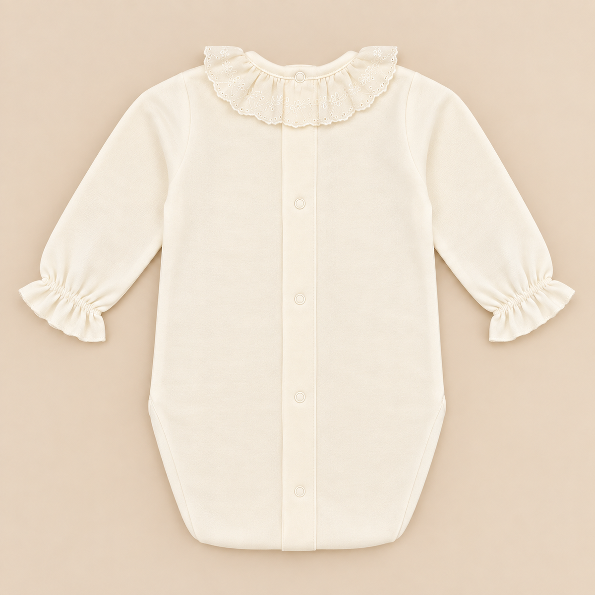 Body perola bordado inglês da The Baby Concept