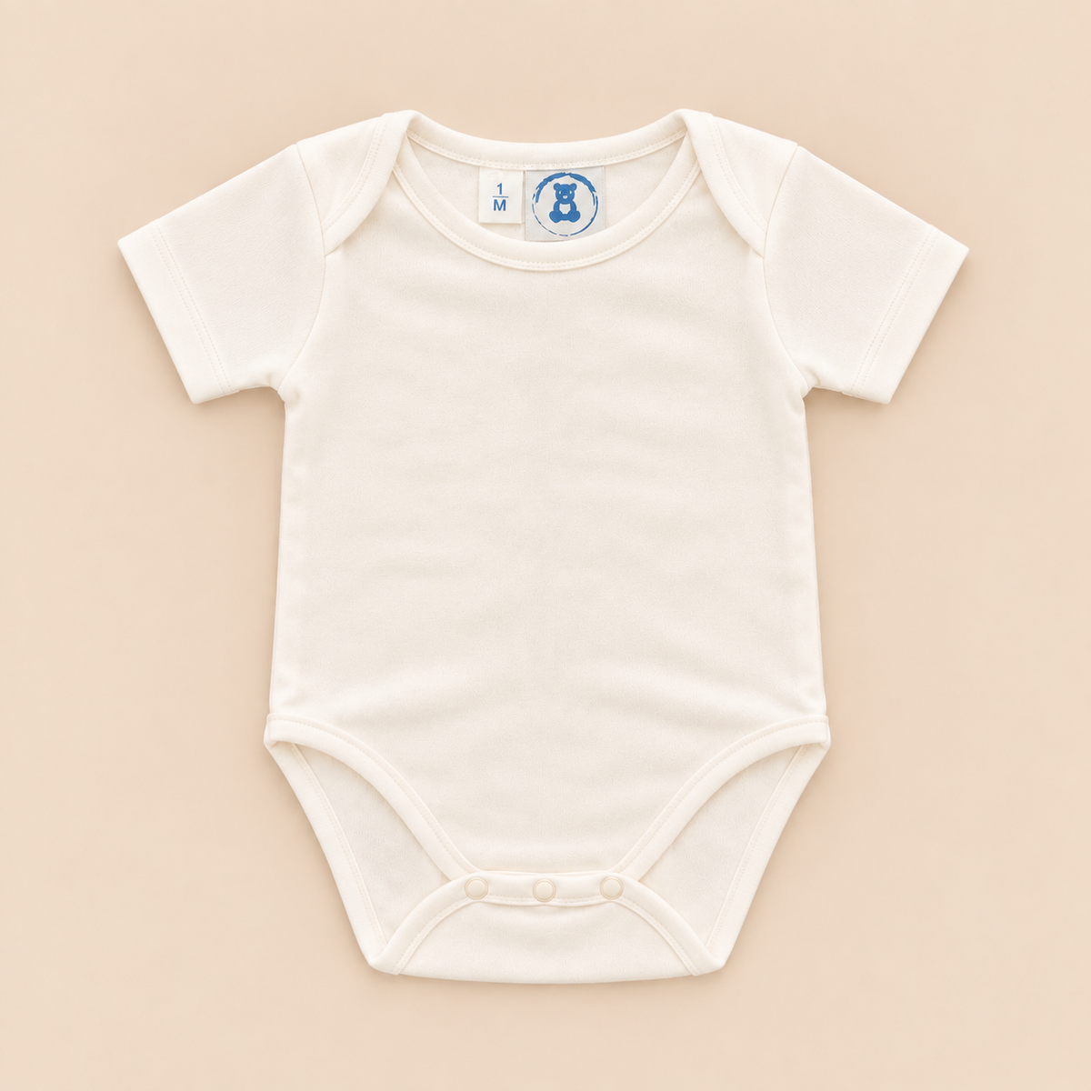 Body perola manga curta da The Baby Concept